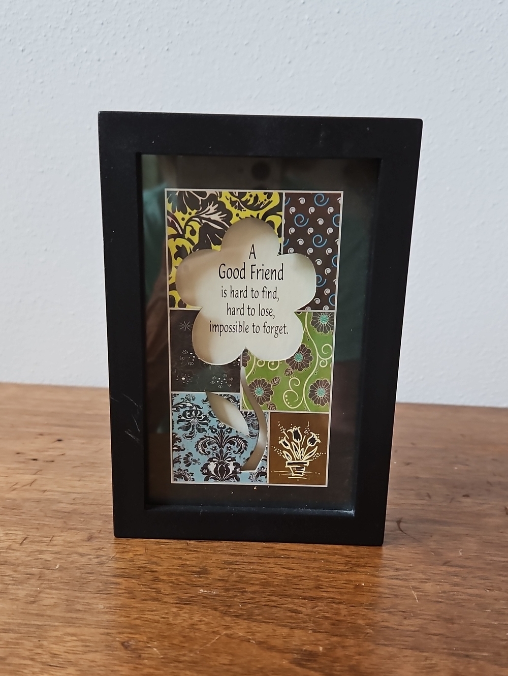 Decorative Sentiment Picture Frame - A Good Friend